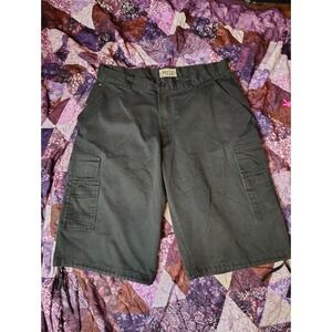 BTL Cargo Shorts Mens 38 Black Baggy Pocket Vintage Y2K Cotton Utility